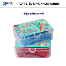 Hộp 50 cái  Tăm chỉ nha khoa cho người lớn vệ sinh chăm sóc răng miệng 7