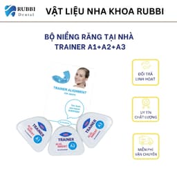 Niềng răng trong suốt niềng răng tại nhà chính hãng TRAINER - Bộ chỉnh nha dành cho người lớn và trẻ em A1 + A2 + A3 1