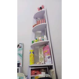 Kệ sách góc tường gỗ 5 tầng đa năng tiết kiệm không gian để đồ trang trí decor SAIGON – SGP115 9