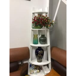 Kệ sách góc tường gỗ 5 tầng đa năng tiết kiệm không gian để đồ trang trí decor SAIGON – SGP115 6