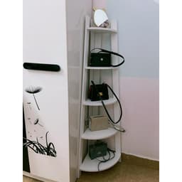 Kệ sách góc tường gỗ 5 tầng đa năng tiết kiệm không gian để đồ trang trí decor SAIGON – SGP115 8