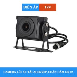 Camera Lùi Xe Tải AHD720P, Chân Cắm GX12,Góc Quan Sát Rộng 150 Độ 1