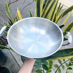Chảo 304 Đáy Từ-Chảo 3 Lớp  TICOOK - Chảo 2 Quai Sâu Lòng Inox 4