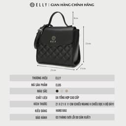 [Tặng hộp 20.10] Túi xách nữ thời trang ELLY EL85 đeo chéo đeo vai cao cấp chính hãng 4