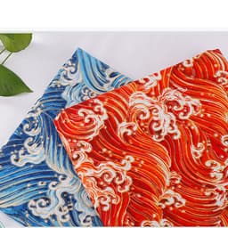 Khăn Trải Bàn Retro Họa Tiết Cổ Điển Vintage không may viền 4