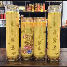 1 đôi - cặp nến bơ 168 giờ - nến bơ cao cấp xinxin hong cháy 7 ngày 5