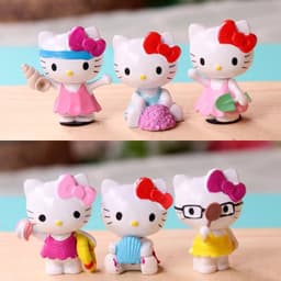 Set 6 mô hình Hello Kitty siêu dể thương 4