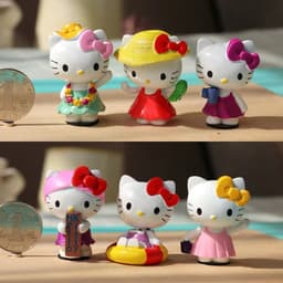 Set 6 mô hình Hello Kitty siêu dể thương 6