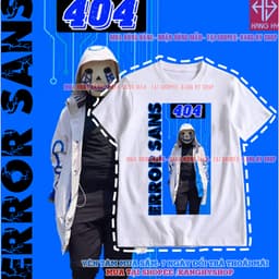 Áo thun Error Sans 404 - Pháp Sư Gangster  Vải Thái -In Theo Yêu Cầu F560 Kanghyshop 1