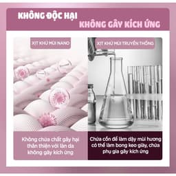 Chai xịt khử mùi hôi giày dép công nghệ nano bạc Ag+ Shoes 2h 1 lọ 260ml, bình làm thơm. 4