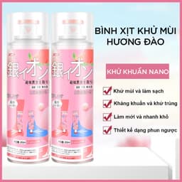 Chai xịt khử mùi hôi giày dép công nghệ nano bạc Ag+ Shoes 2h 1 lọ 260ml, bình làm thơm. 7
