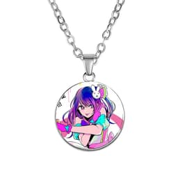 Vòng cổ Oshi no ko Đứa con của thần tượng in hình anime chibi xinh xắn phụ kiện trang sức 7