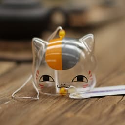 Chuông gió hình mèo Natsume phong cách Nhật Bản Furin pha lê manga anime quà tặng trang trí bàn học trang trí 3