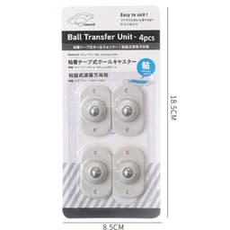 Bộ 4 Bánh Xe Di Chuyển Thùng Hộp Dán Xoay 360 Độ Tiện Dụng 4.5x2.7cm 1