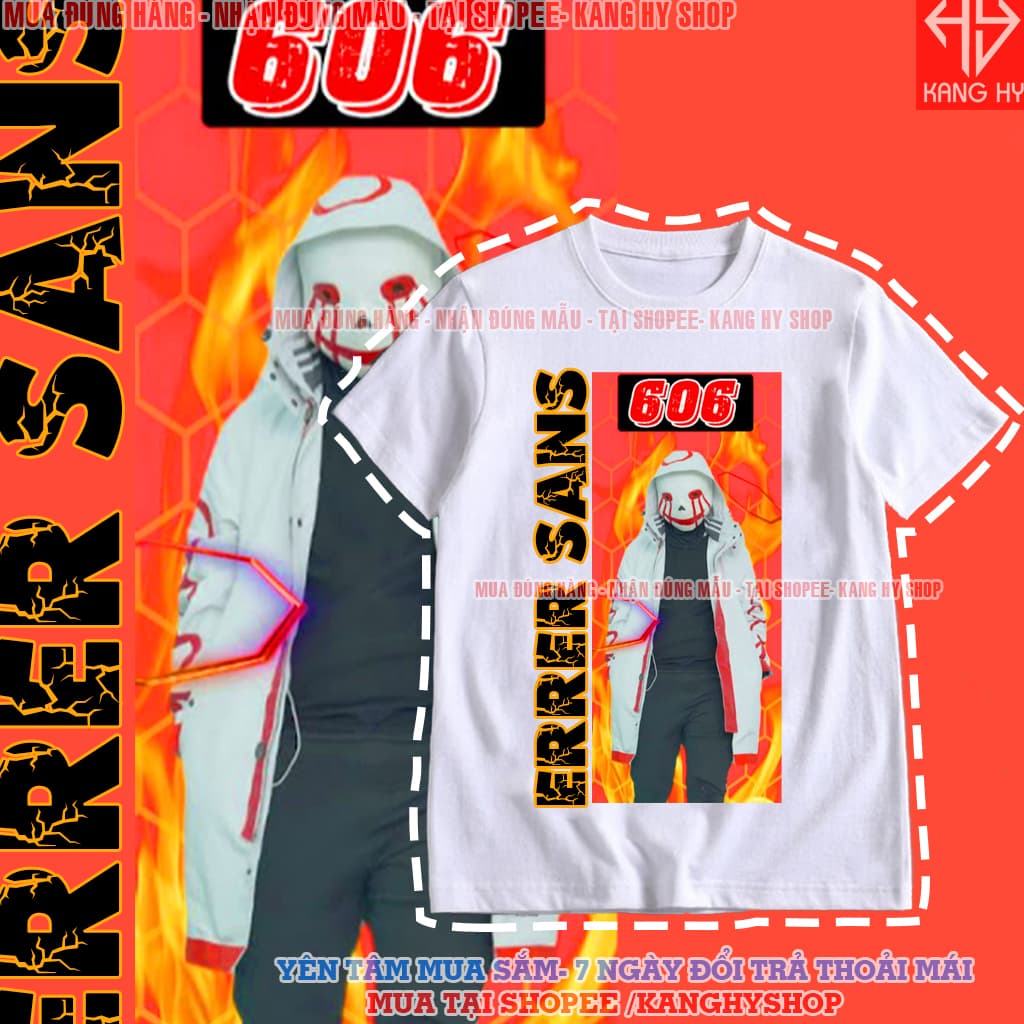 Áo thun Error Sans 606 - Pháp Sư Gangster  Vải Thái -In Theo Yêu Cầu F566 Kanghyshop