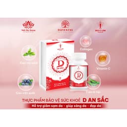 D An Sắc Bách Y Sâm Hỗ Trợ Giảm Sạm Da, Giúp Sáng, Đẹp Da (Hộp 40 Viên) 3