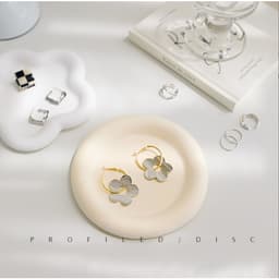 Khay Tròn Thạch Cao Decor Chụp Ảnh Trang Sức  Mỹ Phẩm 3