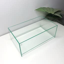 Bể Nâng Đáy Kích Thước 30x18x12cm Dáng Shallow Tank Dán Dấu Keo Mài Cạnh Vi Tính | RF Aquarium 6