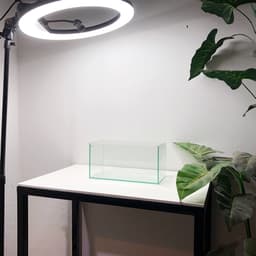 Hồ Cá Nhỏ Mini KíCh ThướC 30x15x15cm DáN DấU Keo 2
