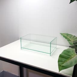 Bể Nâng Đáy Kích Thước 30x18x12cm Dáng Shallow Tank Dán Dấu Keo Mài Cạnh Vi Tính | RF Aquarium 3