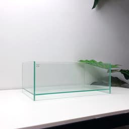 Bể Nâng Đáy Kích Thước 30x18x12cm Dáng Shallow Tank Dán Dấu Keo Mài Cạnh Vi Tính | RF Aquarium 7