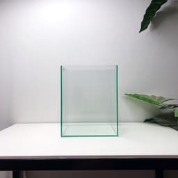 Bể Cá Mini 20x20x25cm Hình Trụ Đứng Mài Vi Tính Dán Dấu Keo | RF Aquarium 9
