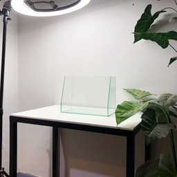 Bể Bán Cạn Mini Kích Thước 30x14x22cm Mài Vi Tính | Trang Trí Bàn Làm Việc Nhỏ Gọn | RF aquarium 2