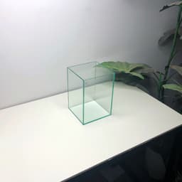 Bể Cá Betta Hình Trụ Đứng Kích Thước 14x14x20cm | Kính Việt Nhật Dán Dấu Keo | RF Aquarium 3
