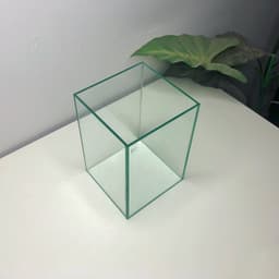 Bể Cá Betta Hình Trụ Đứng Kích Thước 14x14x20cm | Kính Việt Nhật Dán Dấu Keo | RF Aquarium 8