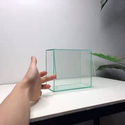 (Update Bản Sillicon Đen) Bể Terrarium Kích Thước 18x9x16cm Mở Cửa Phía Trước 4