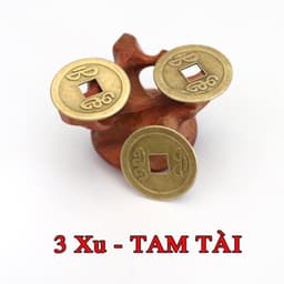 Đồng xu cổ âm dương RỒNG VIỆT - Xu gieo quẻ mang cát tường, thu hút tài lộc, thần tài. 3