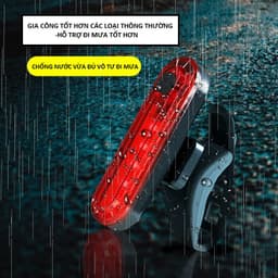 Đèn hậu xe đạp, đèn cảnh báo xe đạp thể thao DH04 5