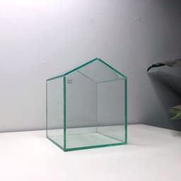 (Update Bản Sillicon Đen) Bể Terrarium Ngôi Nhà Kích Thước 15x15x19cm 5