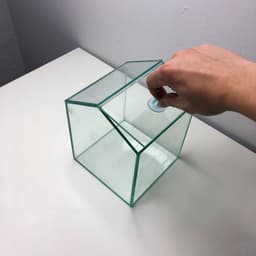(Update Bản Sillicon Đen) Bể Terrarium Ngôi Nhà Kích Thước 15x15x19cm 6