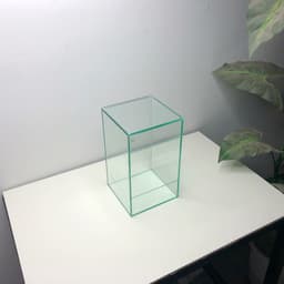 Bể Kính Terrarium, Bể Trồng Cây Bán Cạn Kích Thước 15x15x25cm (Update Bản Sillicon Đen) 3