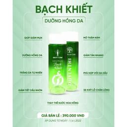 Dưỡng Hồng Da Bạch Khiết Duyên Thị Bách Y Sâm (chai 100ml) - Nước thần cho da dầu mụn, thâm sạm 7