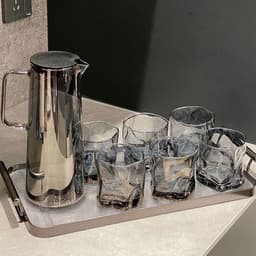 "Cốc Bình Thủy Tinh Đẹp 1500ml - Hàng Có Sẵn, Giao Ngay!" 2