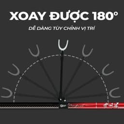 Gác Cần GUF S1 Vương Quyền Săn Hàng ( Đỏ Đen ) 6