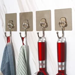 Combo 10 Móc dán tường chịu lực siêu dính treo đồ, vật dụng đa năng tiện ích inox 304 4