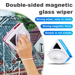Bộ lau kính 2 mặt, lau 1 lần sạch 2 mặt kính, nam châm hút mạnh, tặng 1 bộ sơ cua Kíng dày P3-8mm 1