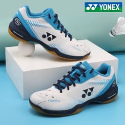 Giày cầu lông yonex mẫu mới SHB65Z3 màu trắng xanh chuyên nghiệp 2
