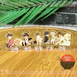 (mua 1 tặng 1) (3CM) Standee Tình yêu thầm kín Vụng Trộm Không Thể Giấu tượng mica in hình manhua chibi quà tặng 1