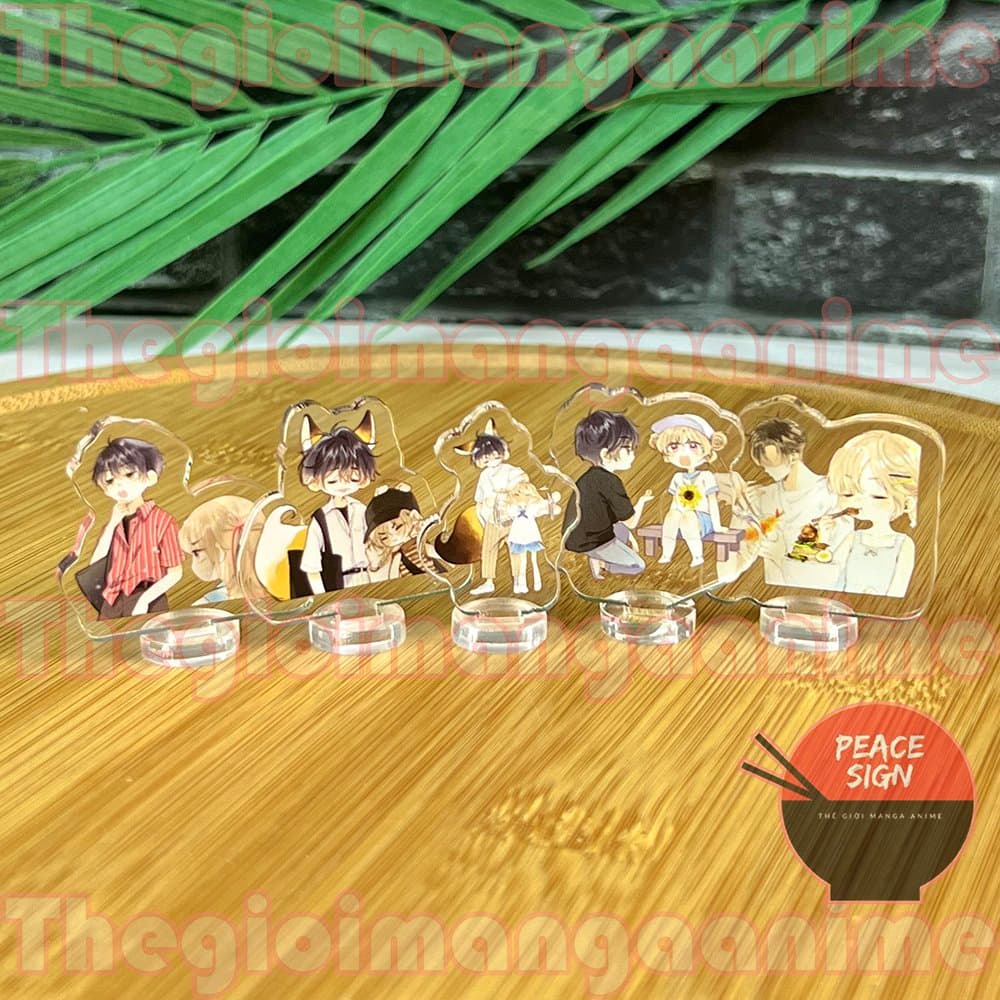 (mua 1 tặng 1) (3CM) Standee Tình yêu thầm kín Vụng Trộm Không Thể Giấu tượng mica in hình manhua chibi quà tặng