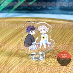 (mua 1 tặng 1) (3CM) Standee Tình yêu thầm kín Vụng Trộm Không Thể Giấu tượng mica in hình manhua chibi quà tặng 3
