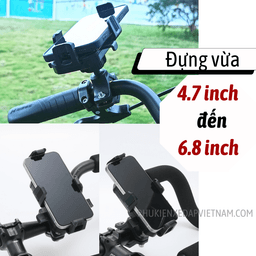 Giá đỡ điện thoại xe đạp, xe máy TỰ ĐỘNG ĐÓNG MỞ mã GDDT01 3