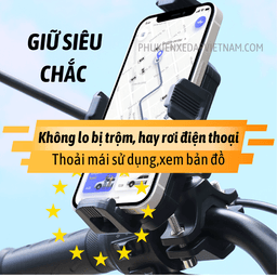 Giá đỡ điện thoại xe đạp, xe máy TỰ ĐỘNG ĐÓNG MỞ mã GDDT01 9