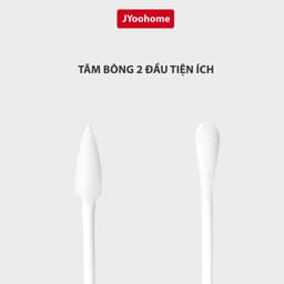 Hộp 200/400 Tăm Bông 2 Đầu JYoohome Vệ Sinh Tai Mũi Tẩy Trang Kháng Khuẩn Dùng Cho Bé Trẻ Sơ Sinh 4