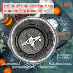 Máy Làm Sữa Hạt Unie V8S - 1.75Lit 1800W - Xay Nấu Đa Năng - Bảo Hành Chính Hãng 2 Năm 5