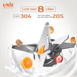Máy Làm Sữa Hạt Unie V8S - 1.75Lit 1800W - Xay Nấu Đa Năng - Bảo Hành Chính Hãng 2 Năm 4