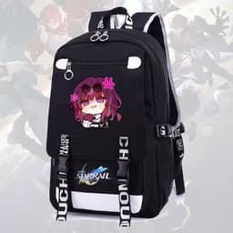 Balo nam nữ in hình HONKAI IMPACT STAR RAIL ver CUTE FACE game chibi anime cặp sách đi học tiện lợi thời trang 8